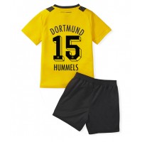 Borussia Dortmund Mats Hummels #15 Fotballklær Hjemmedraktsett Barn 2022-23 Kortermet (+ korte bukser)